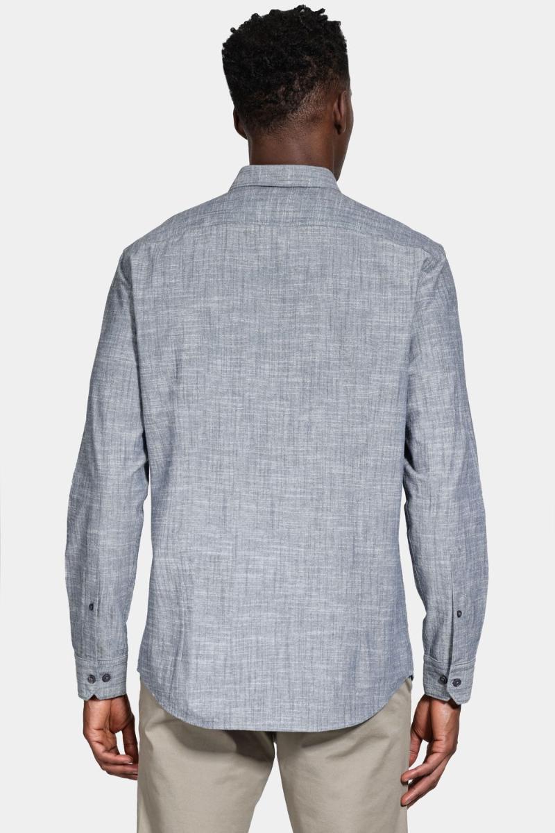 Camisa Aramis Manga Longa Regular Flamê Azul - 4