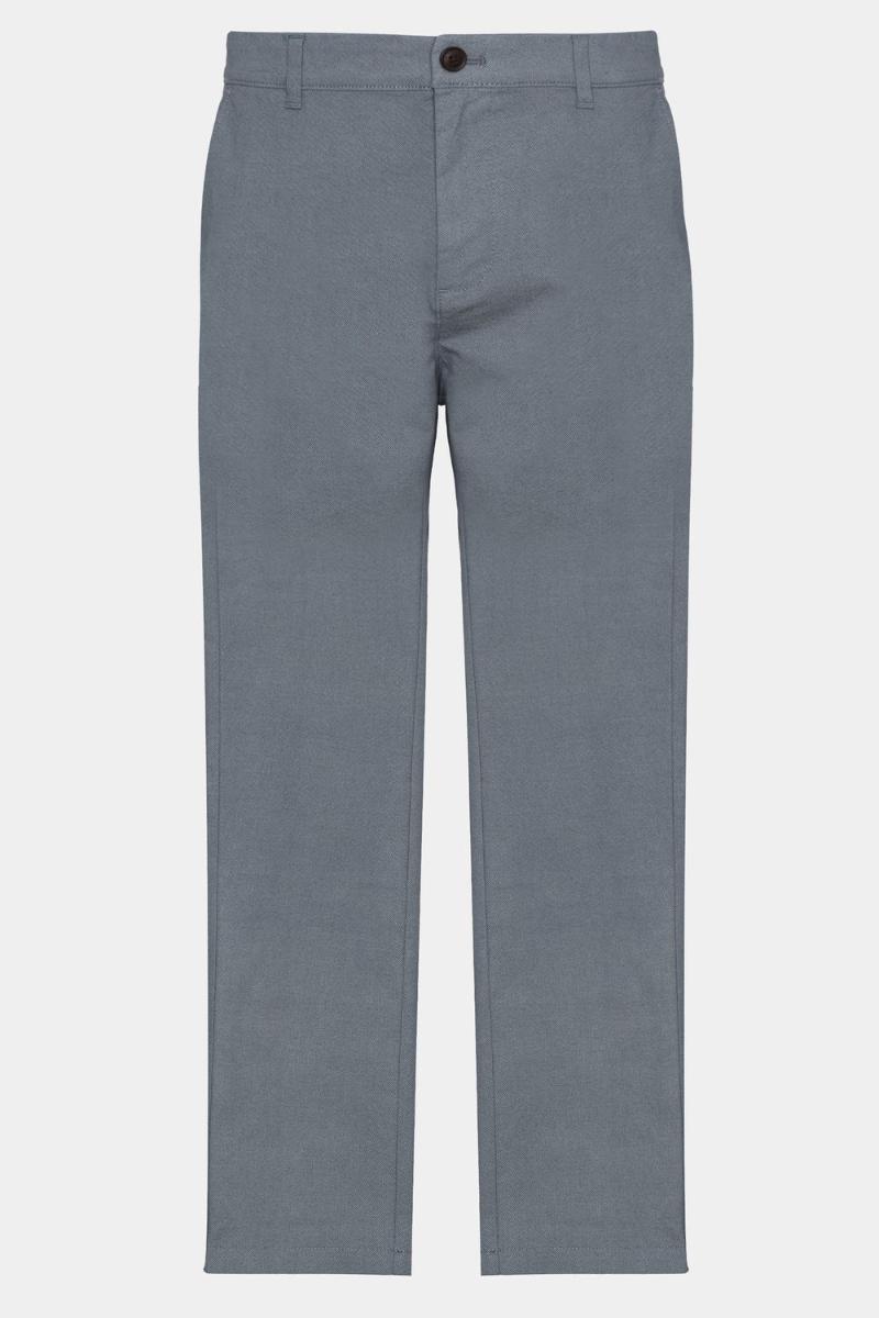 Calça Aramis Chino Clássica Azul Indigo - 1