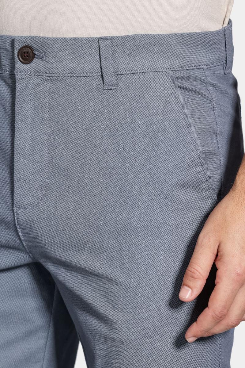 Calça Aramis Chino Clássica Azul Indigo - 4