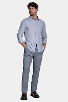 Calça Aramis Chino Clássica Azul Indigo - 3