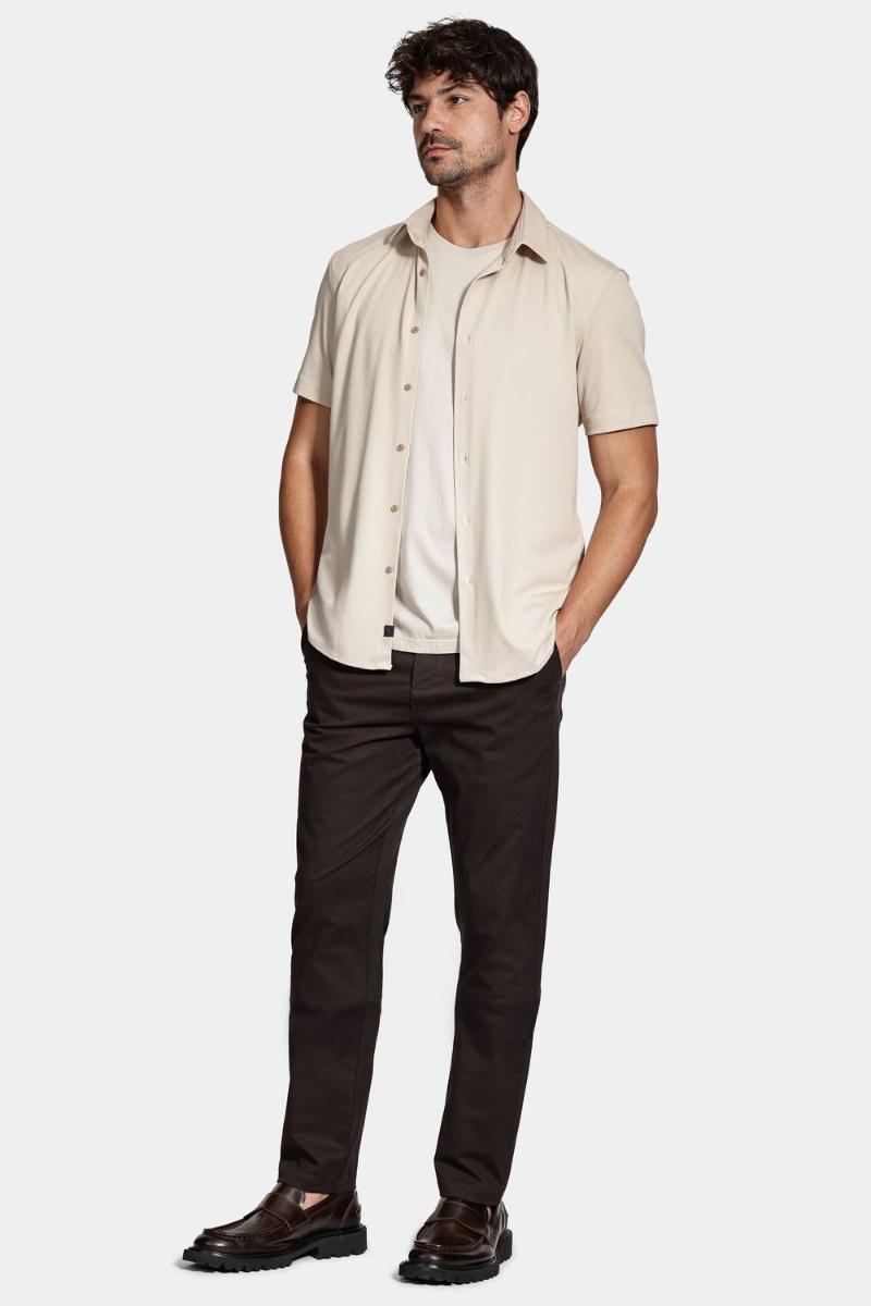 Calça Aramis Chino Clássica Café - 3