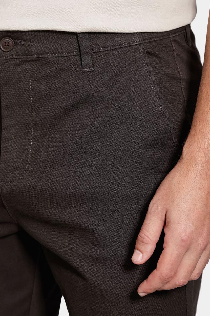 Calça Aramis Chino Clássica Café - 4