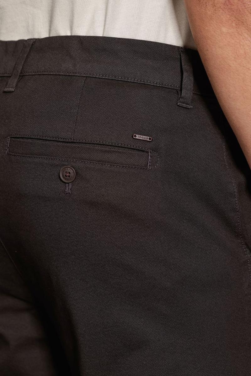 Calça Aramis Chino Clássica Café - 5