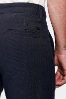 Bermuda Aramis Chino Clássica Maquinetada Rústica Marinho