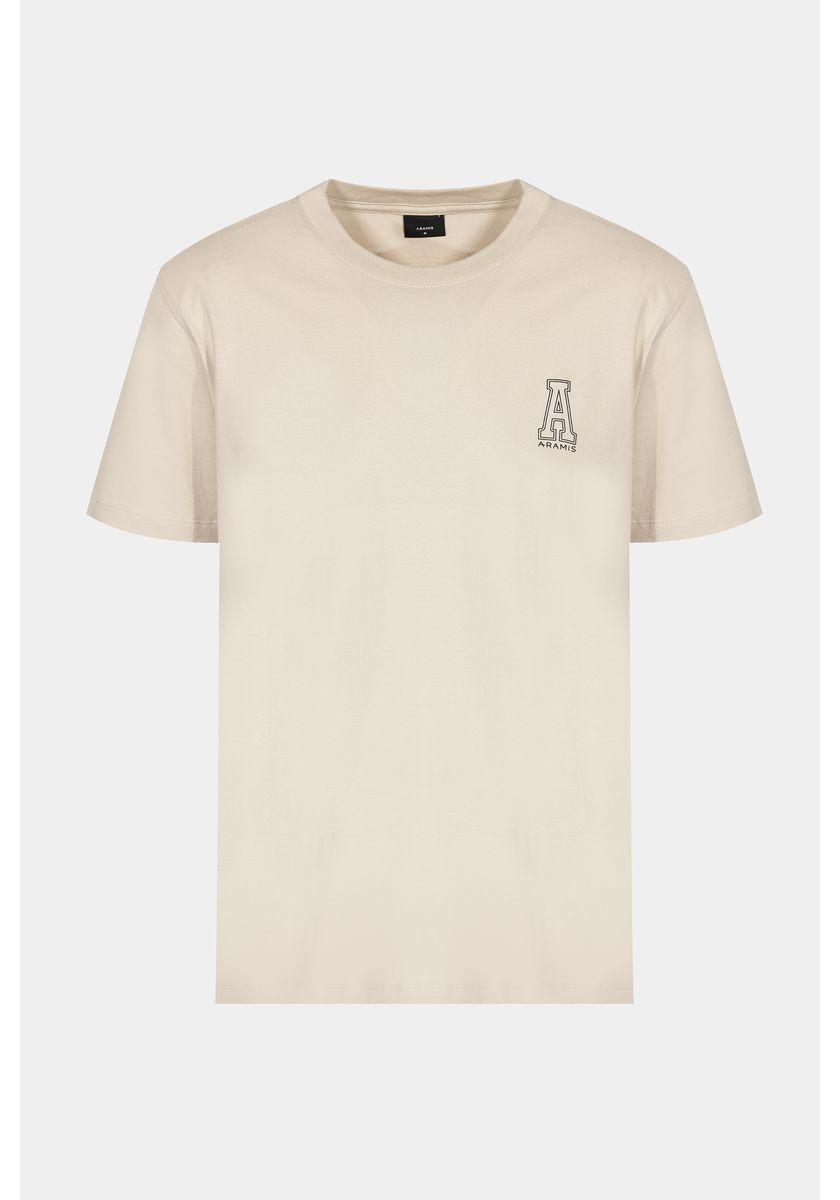 Camiseta Manga Curta Aramis Preppy Areia - 5