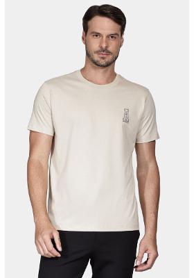 Camiseta Manga Curta Aramis Preppy Areia
