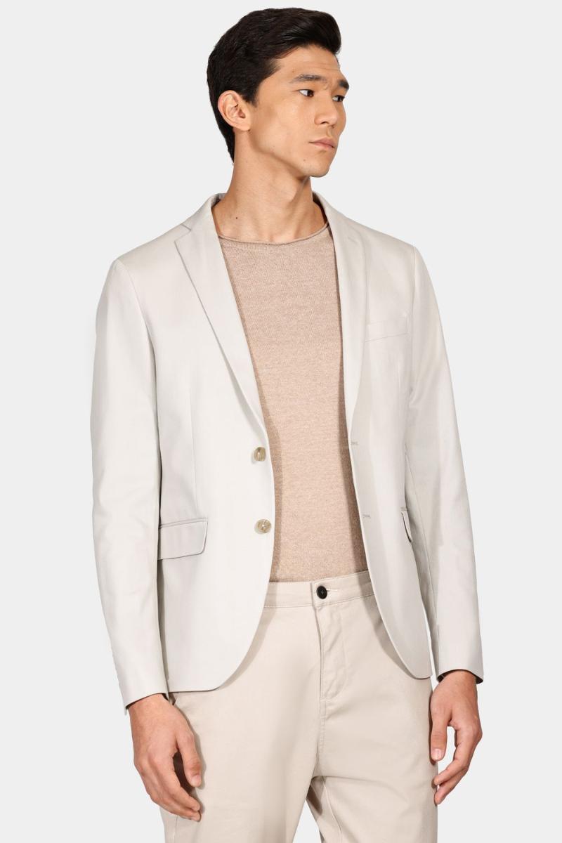 Paletó Aramis Algodão Com Elastano Super Slim Caqui - 1