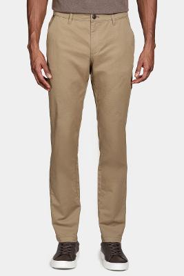 Calca Chino Algodão Premium Básica Caqui