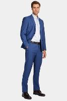 Camisa Aramis Manga Longa Social Super Slim Fio 60 Azul - 2