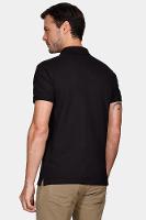 Polo Aramis Piquet Duplo Gola Relevo Preto - 4