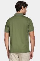 Polo Manga Curta Aramis Mercerized Interlock Militar - 5