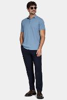 Polo Manga Curta Aramis Liquid Cotton Azul Indigo - 2