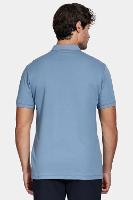 Polo Manga Curta Aramis Liquid Cotton Azul Indigo