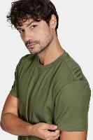 Camiseta Manga Curta Aramis Mercerized Interlock Militar