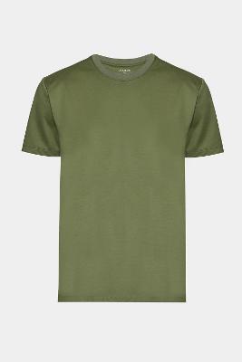 Camiseta Manga Curta Aramis Mercerized Interlock Militar