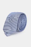 Gravata Aramis Jacquard Seda Star Azul Claro - 1