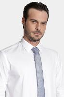 Gravata Aramis Jacquard Seda Star Azul Claro - 2