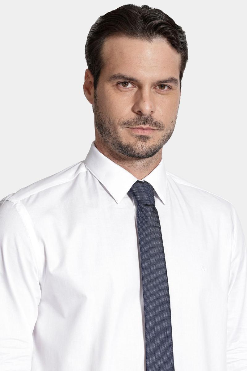 Gravata Aramis Jacquard Seda Dots Azul - 2