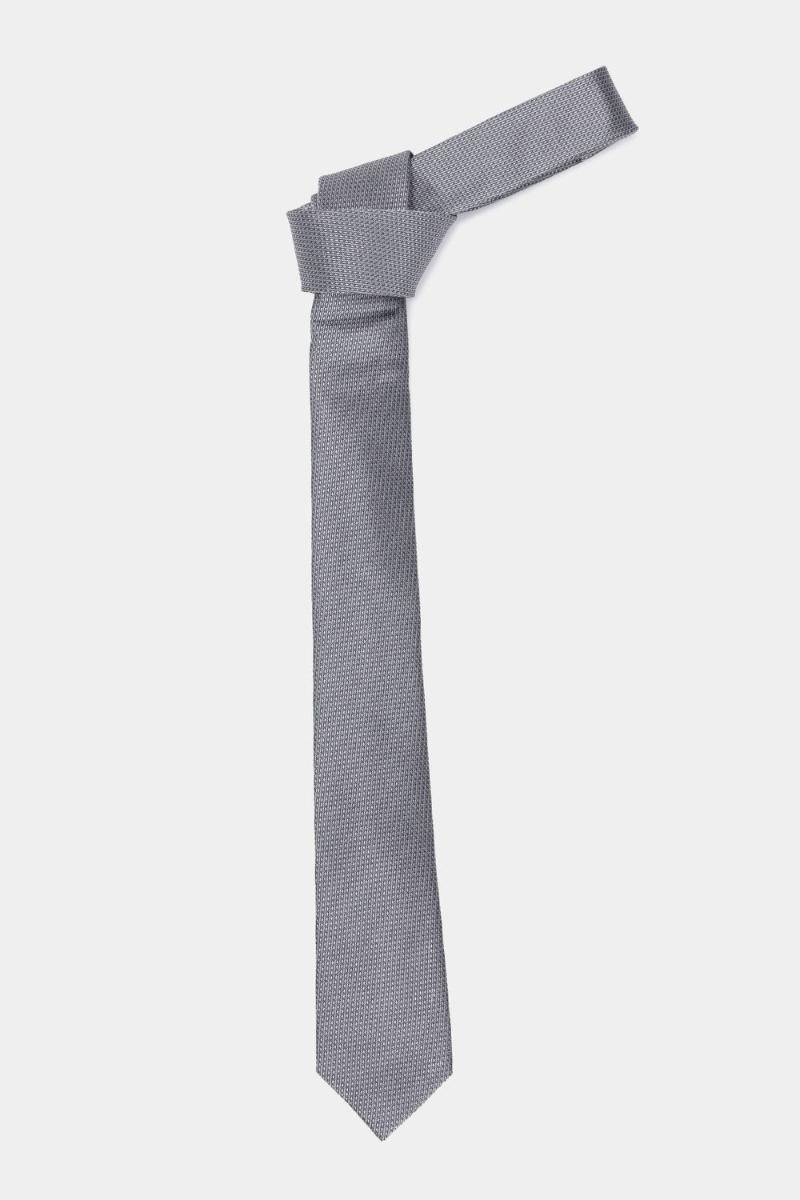 Gravata Aramis Jacquard Seda Root Cinza - 3