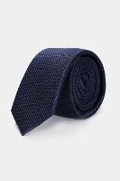 Gravata Aramis Jacquard Seda Diamond Marinho - 1