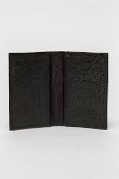 Carteira Aramis de Couro Textura e Rec  Preto - 2