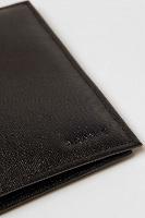 Carteira Aramis de Couro Textura e Rec  Preto - 4