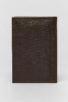 Carteira Aramis de Couro Textura e   Cafe - 3