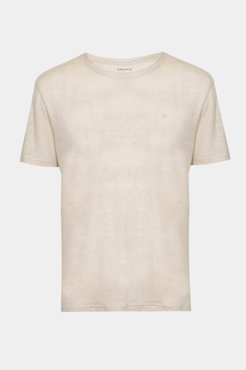 Camiseta Aramis T-Shirt Linho Off White - 1