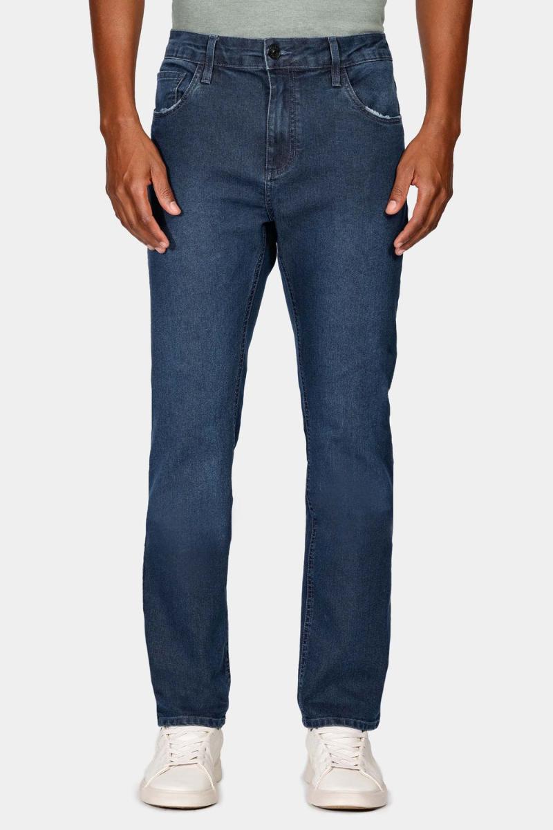 Calça Aramis Jeans Slim Stone Azul - 1