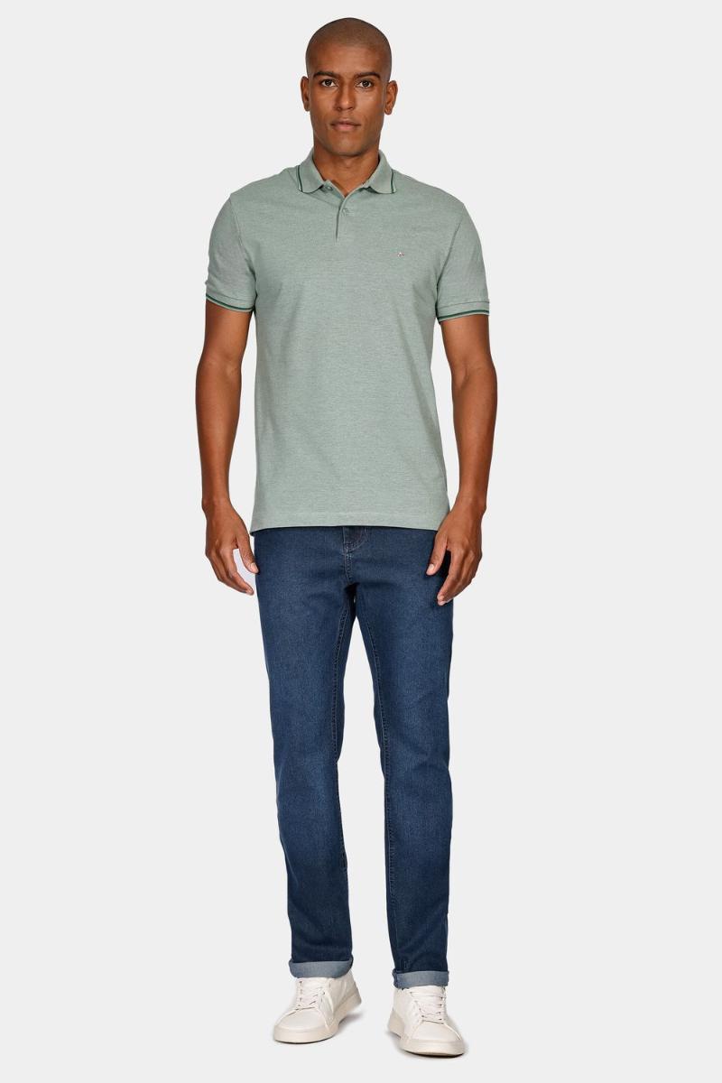 Calça Aramis Jeans Slim Stone Azul - 2