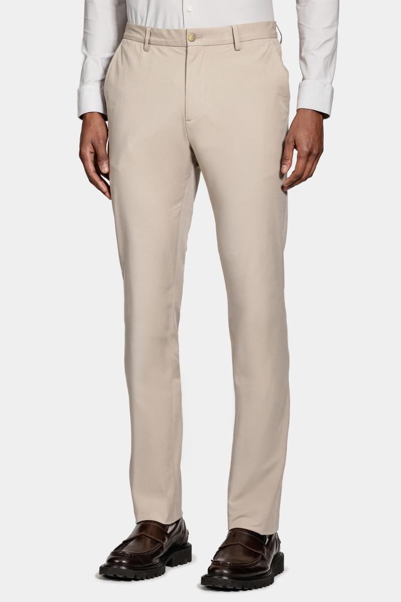 Calça Aramis Alfaiataria Algodão Soft Super Slim Caqui - 2