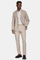 Calça Aramis Alfaiataria Algodão Soft Super Slim Caqui - 3