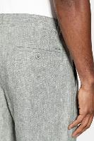 Bermuda Aramis  Linho Bolso Faca Verde Militar - 5