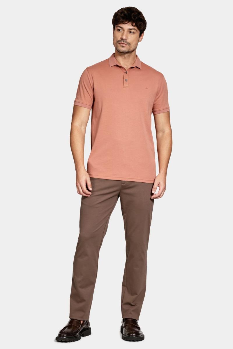 Polo Aramis Tshirt Liquid Cotton Terracota - 3