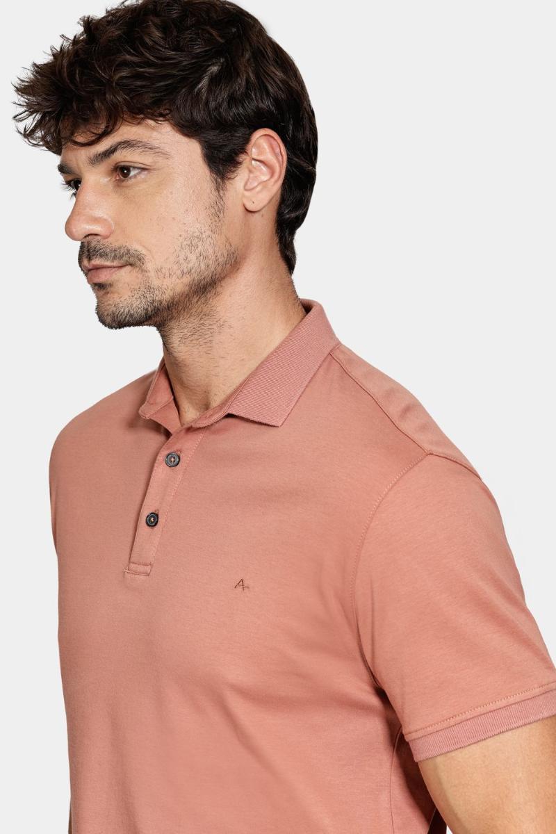 Polo Aramis Tshirt Liquid Cotton Terracota - 4