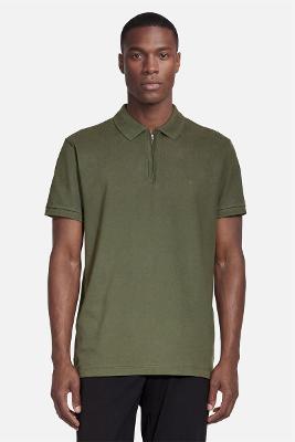 Polo Aramis Piquet Zíper Militar