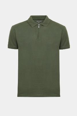 Polo Aramis Piquet Zíper Militar