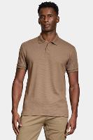 Polo Aramis Manga Curta Quadrile Castor - 1