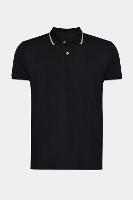 Polo Aramis Classic 1 Friso Preto Com Cinza Claro - 5