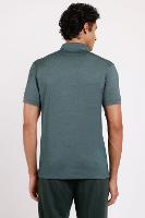 Polo Aramis Interlock Tech Manga Curta Verde Esmeralda - 4