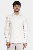 Camisa Aramis Manga Longa Tricoline Linho Natural - 1