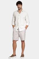 Camisa Aramis Manga Longa Tricoline Linho Natural - 2