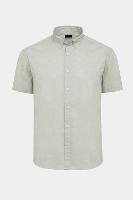 Camisa Aramis Manga Curta Oxford Verde - 5