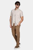 Camisa Aramis Manga Curta Oxford Castor - 2