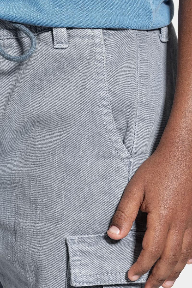 Bermuda Aramis Cargo Chino Infantil Azul Medio - 3