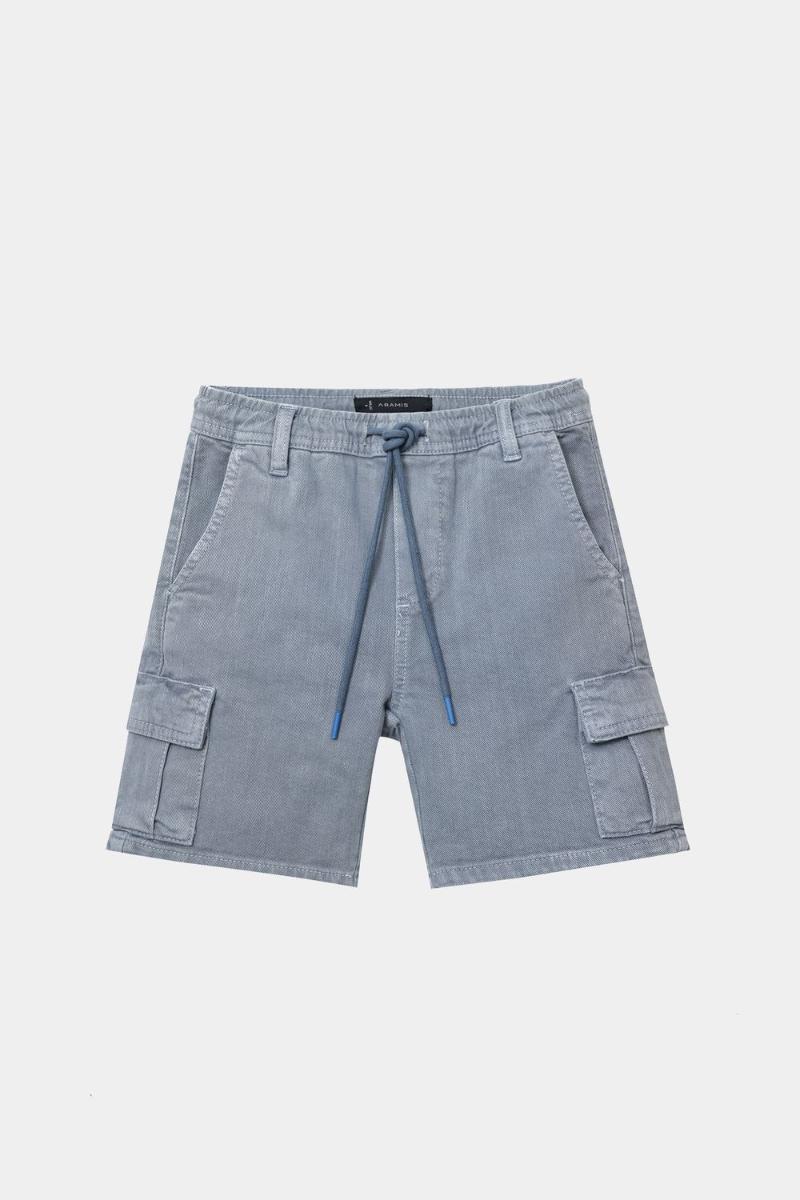 Bermuda Aramis Cargo Chino Infantil Azul Medio - 6