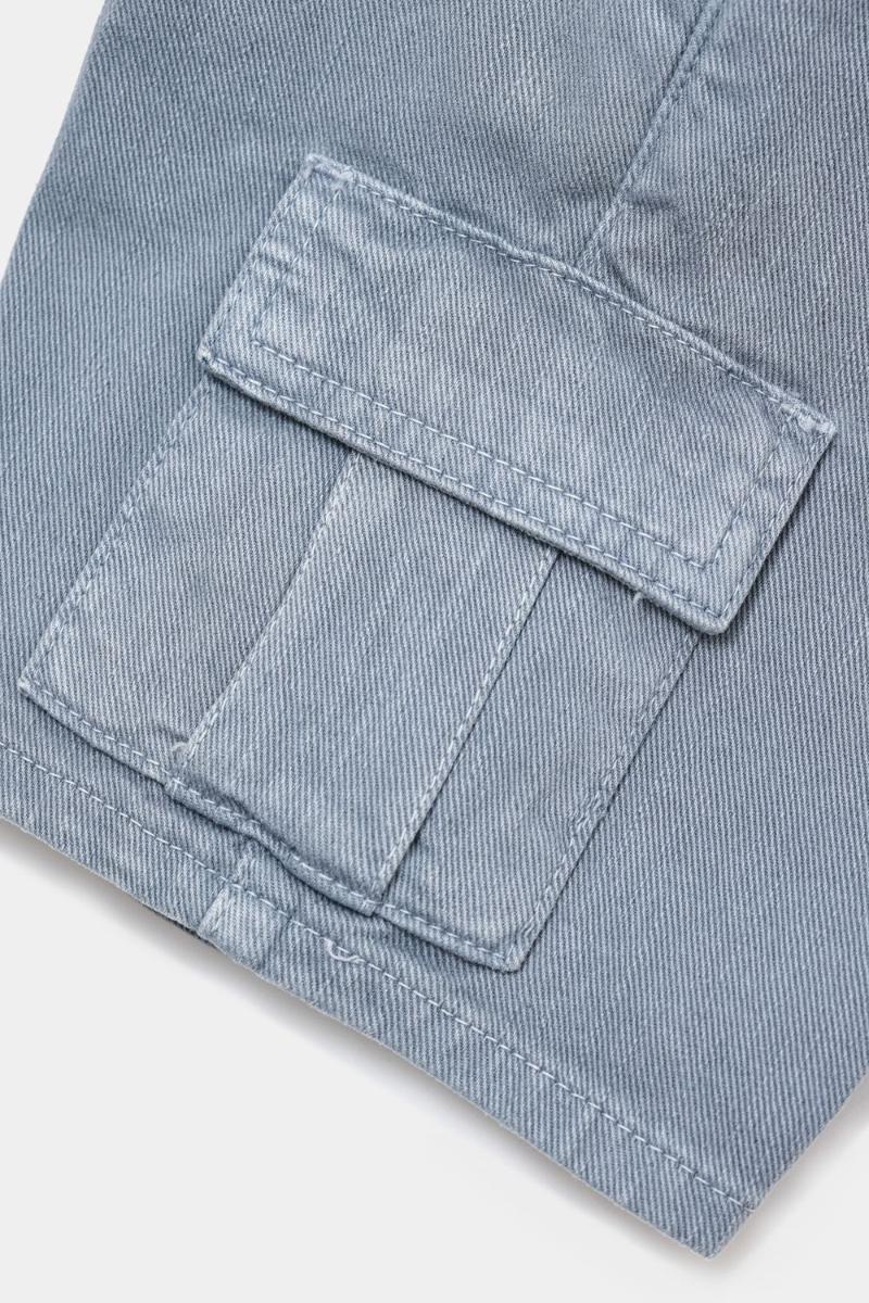 Bermuda Aramis Cargo Chino Infantil Azul Medio - 7