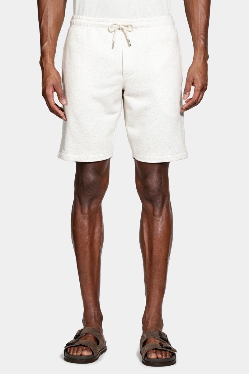 Bermuda Aramis Reta Moletom Cordão Natural - 2