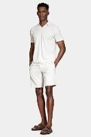 Bermuda Aramis Reta Moletom Cordão Natural - 3