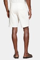 Bermuda Aramis Reta Moletom Cordão Natural - 6